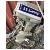 Evanrude 55 boat motor, unknown condition NO SHIPP