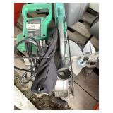 Hitachi Japanese made chop saw with particle colle