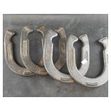 4 Horse shoes for the game