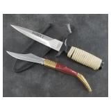 Lot of 2:  boot knife and a Spanish Sevillana knif