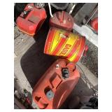 4 Vintage gas cans: 1 is marine NO SHIPPING