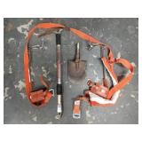 Lot with set of Linemen Gaffs, the head of a vinta