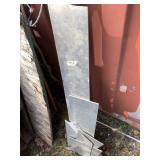 Assorted pieces of aluminum, longest is about 5