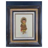 Original oil by R. Sennell, dated 1966, frame is 1