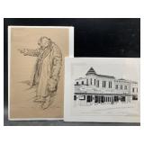 2 signed and numbered prints, each is shrink wrapp