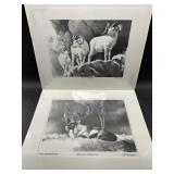 2 R.T. Wallen numbered prints