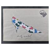 Andy Warhol - Studio 54 live art shoe. From the fa