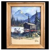 Ellen Henne original pastel on artist board of a c