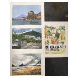 5 piece Alaska Federal Savings Collection art port