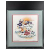 Barbara Lavallee  "Arctic Hopscotch", signed and n