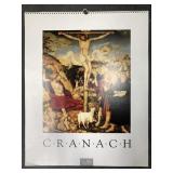 Lucas Cranache wall calendar, German, 1994,