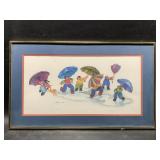 Barbara Lavallee signed and numbered print, "Puddl