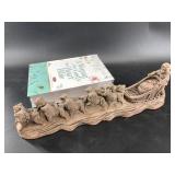Clay and resin figurine from Palmer, AK depicting