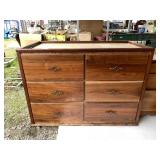 Tile top chest of drawers 49" long x 25" deep x 35