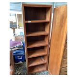 Sturdy bookshelf 11.5" x 24.5" wide x 71" tall