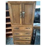 Chest of drawers with cabinet style top, 30" wide