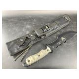 Lot of 2: Tops SXB Skullcrusher survival knife in