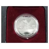 1986 Canadian proof silver dollar in Royal Mint pr