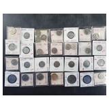 Collection of Canadian nickels as early as 1939