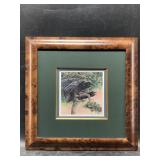 Signed and numbered print, "Two Ravens" by Joanne