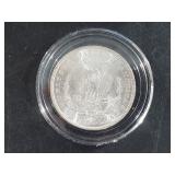 Morgan Silver dollar:  1887 low mint state