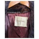 Hugges beautiful reddish brown fur coat 3/4 length