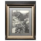 Gary Kremin signed and numbered print of a waterfa