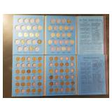 2 Partial US coin folders, containing 3 silver war