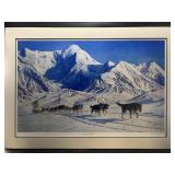 Charles Gause signed and numbered print, "Leading