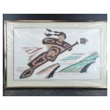 Cindy Martin signed and numbered print, "Pressing