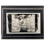 Double matted and framed print, unknown artist, fr