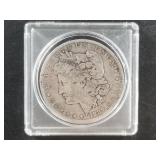 Morgan Silver dollar:  1889  cleaned