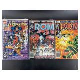 3 Vintage Marvel Comics: #44, #46 ROM and #100 of