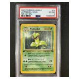 First edition holographic Victreebel in a PSA 6 Po