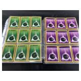 Many assorted pages of Pokï¿½mon Energy cards