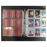 Binder of vintage baseball cards