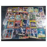 Multiple pages of vintage MLB cards: Barry Bonds,