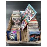 Large box lot of assorted NFL cards: Joe Montana,