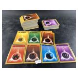Large stack of Pokï¿½mon Energy cards