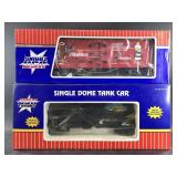 USA Trains pair of model train cars, new in box, 1