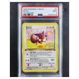 First edition Non holo Eevee in a PSA 9