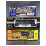 Three K Line new in box model train cars