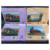 Collection of new in box model buildings