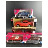 Box lot of sealed, new in package die cast models