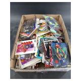 Large box lot of assorted vintage NBA cards: Fleer