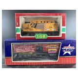 Two new in box model train cars: LGB working crane