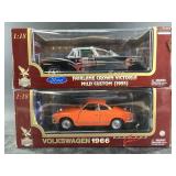 2 Large new in box die cast car models