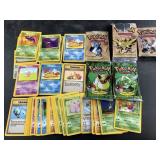 Lot of Pokï¿½mon cards: 5 opened packs etc.