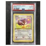 First edition  non holo Eevee in PSA 8
