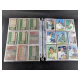 Binder of vintage MLB cards: 1979 Topps, 1978 Topp